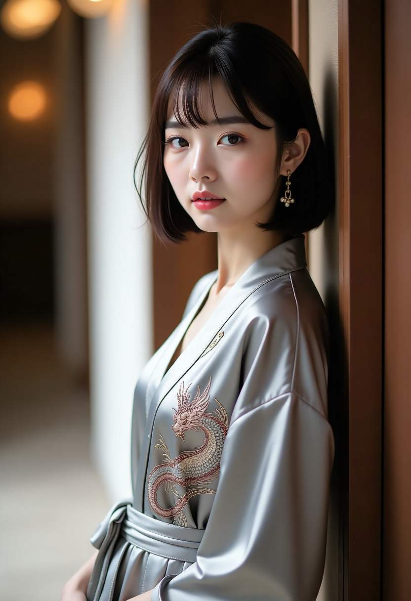 重生题材原创短剧的街头人物镜头